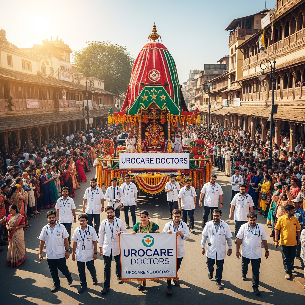 AI Design for urocare doctors rath yatra
