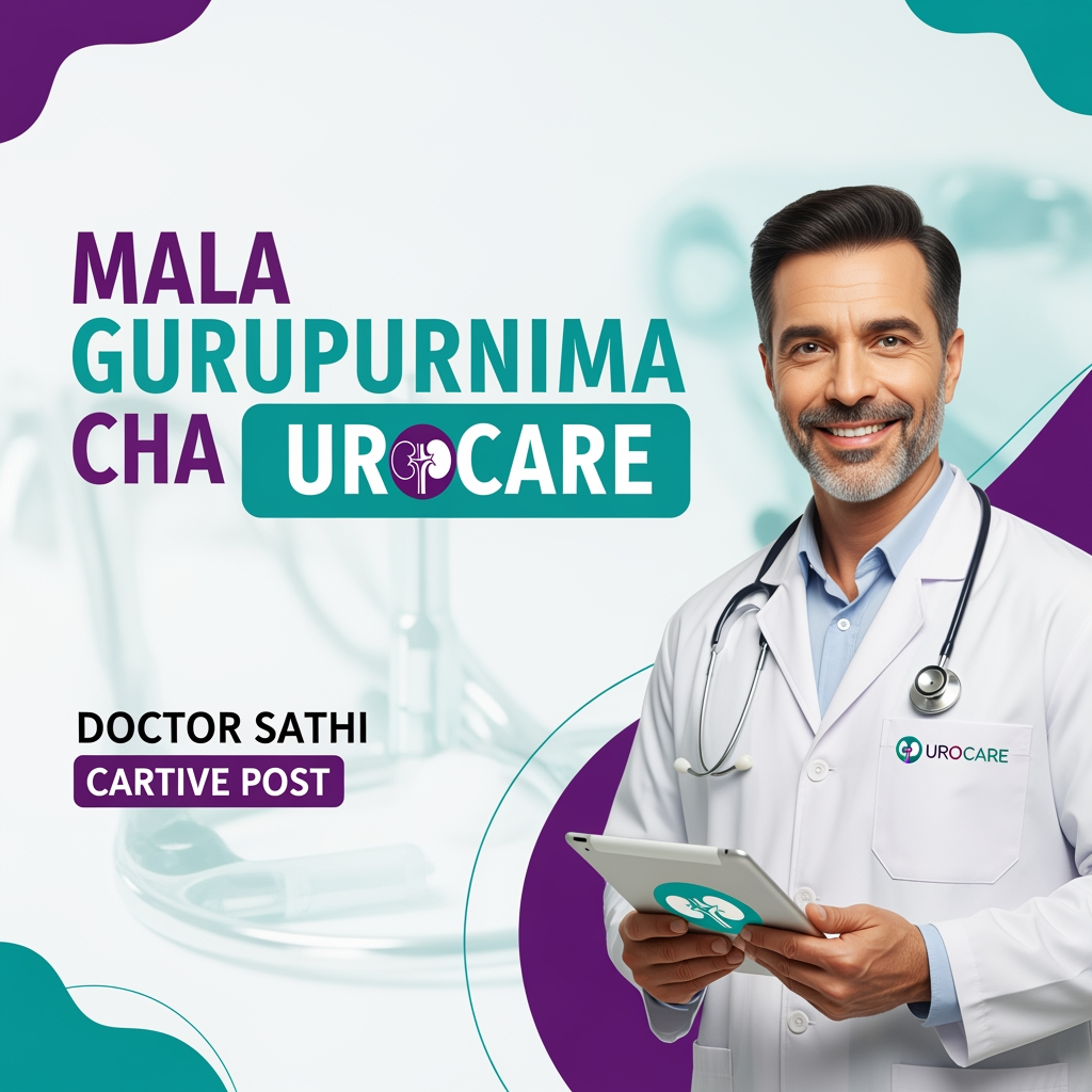 AI Design for MALA GURUPURNIMA CHA UROCARE DOCTOR SATHI CARTIVE POST DE