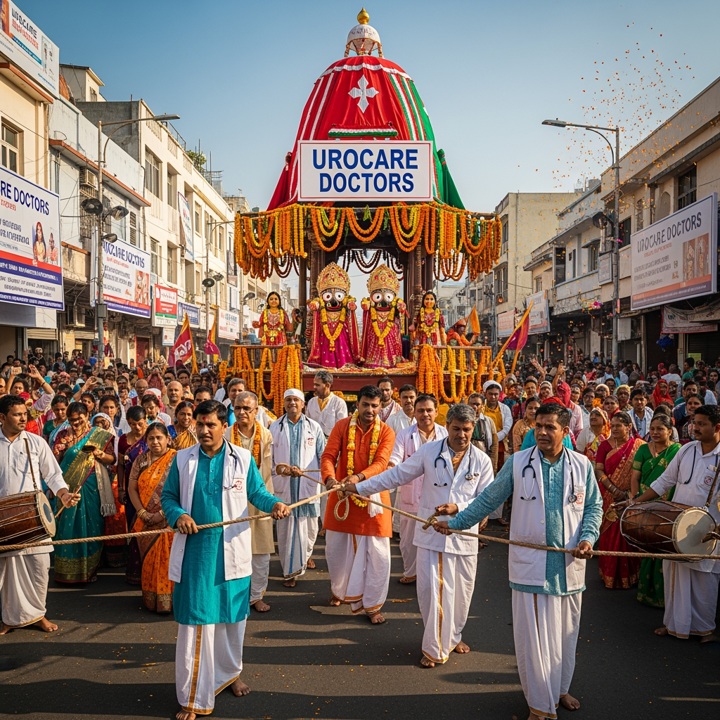 AI Design for urocare doctors rath yatra