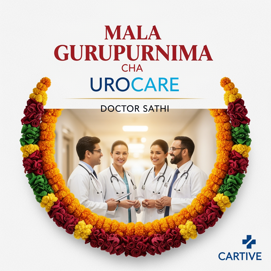 AI Design for MALA GURUPURNIMA CHA UROCARE DOCTOR SATHI CARTIVE POST DE