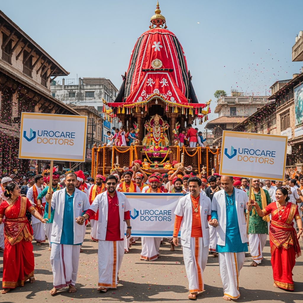 AI Design for urocare doctors rath yatra