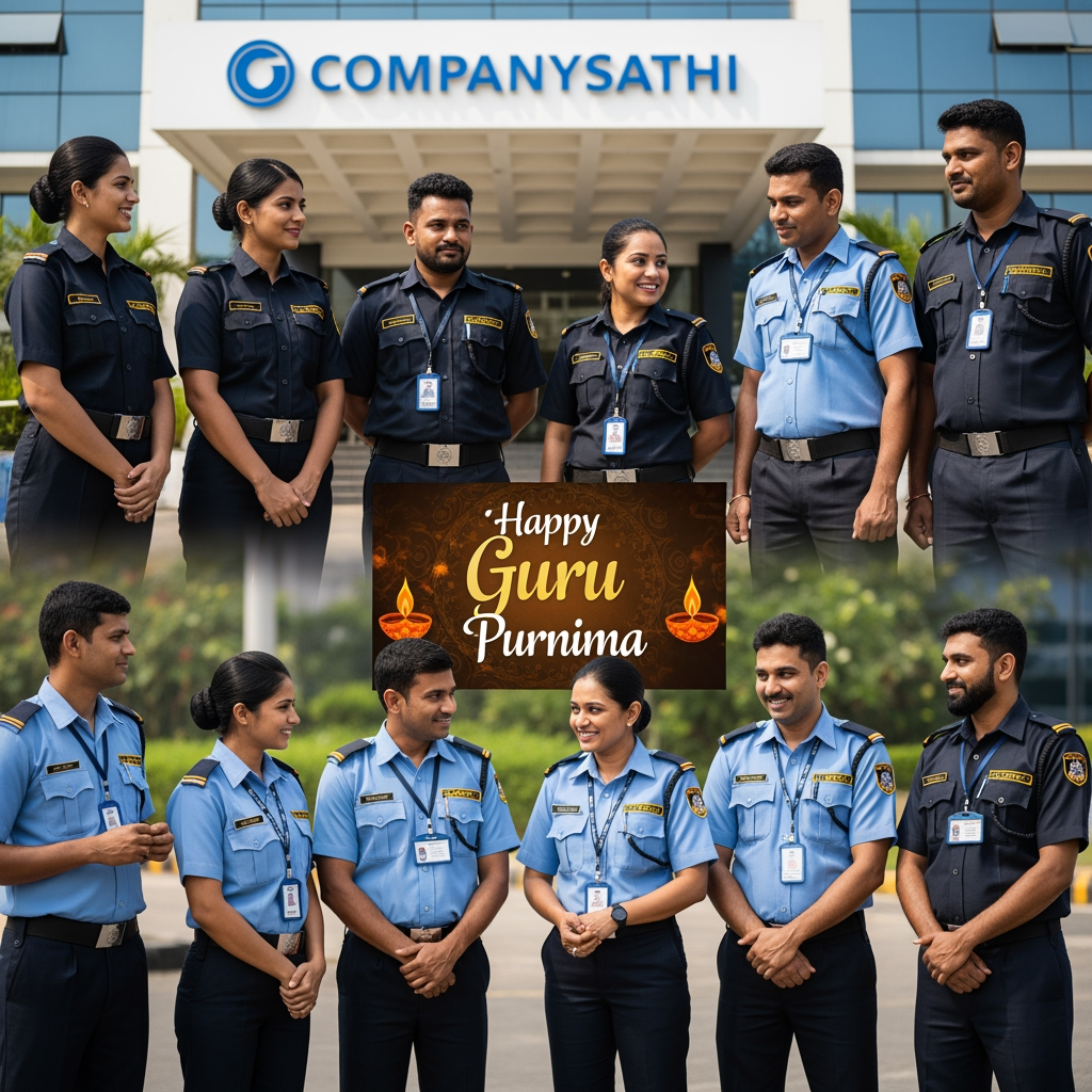 AI Design for SECURITY GURDS COMAPNYSATHI GURU PURNIMA POST