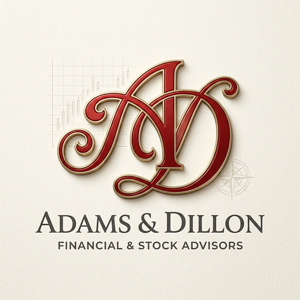 AI Design for A and D  give me best logo design , A should be as it is , for fiancé and stocks website