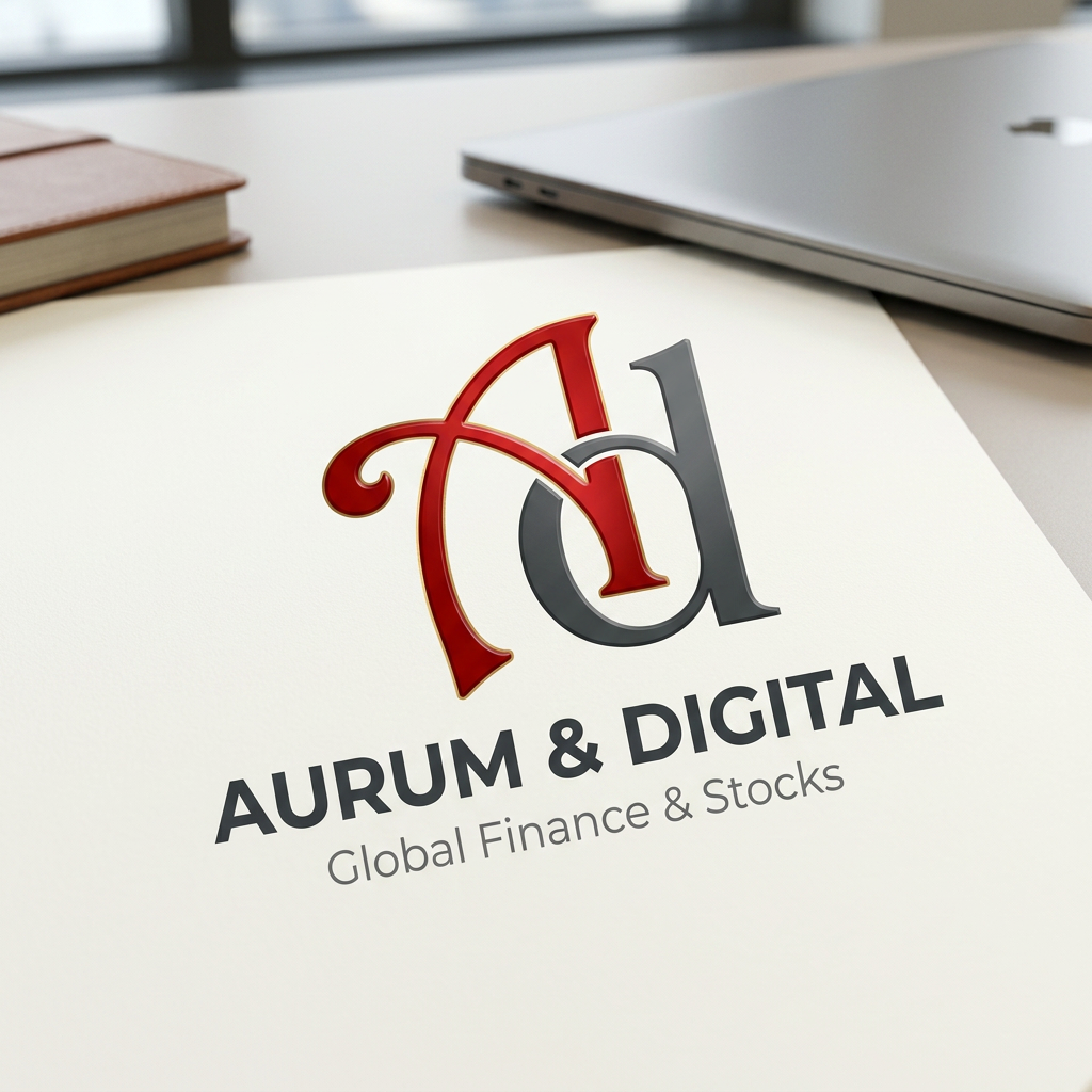 AI Design for A and D  give me best logo design , A should be as it is , for fiancé and stocks website