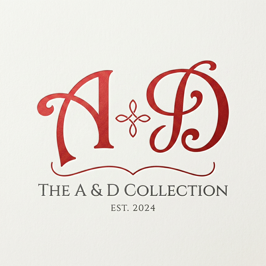 AI Design for A and D  give me best logo design , A should be as it is