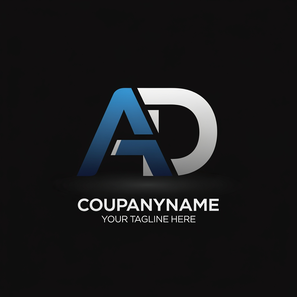 AI Design for A and D  give me best logo design