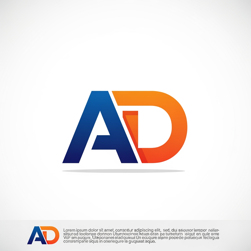 AI Design for A and D  give me best logo design