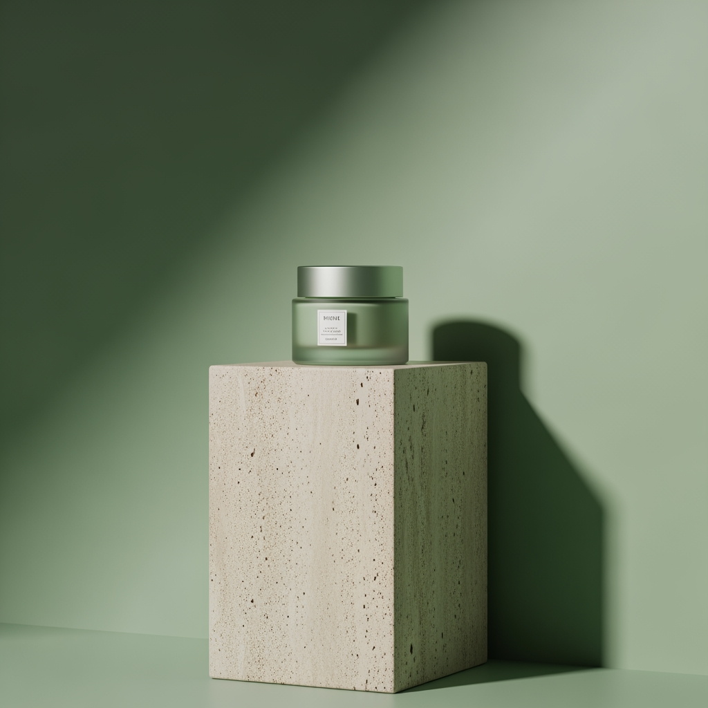 AI Design for make it a little simple and premium in green and biege colour