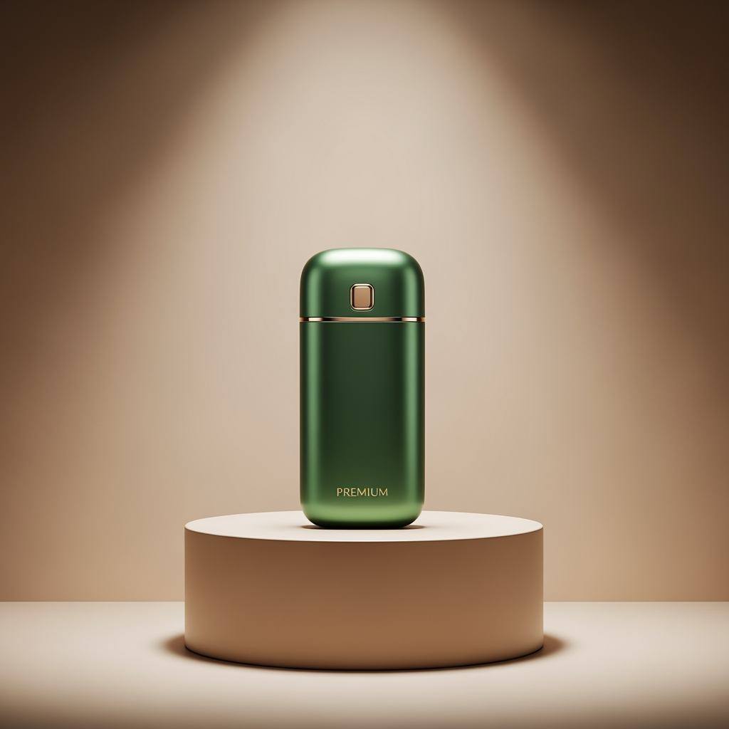AI Design for make it a little simple and premium in green and biege colour