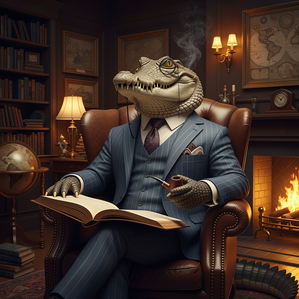 AI Design for maak het een crocodil