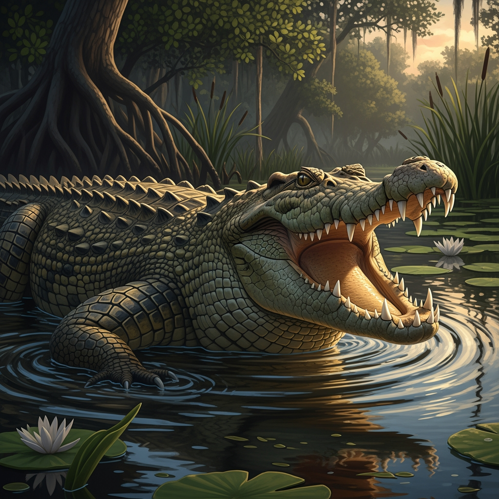 AI Design for maak het een crocodil