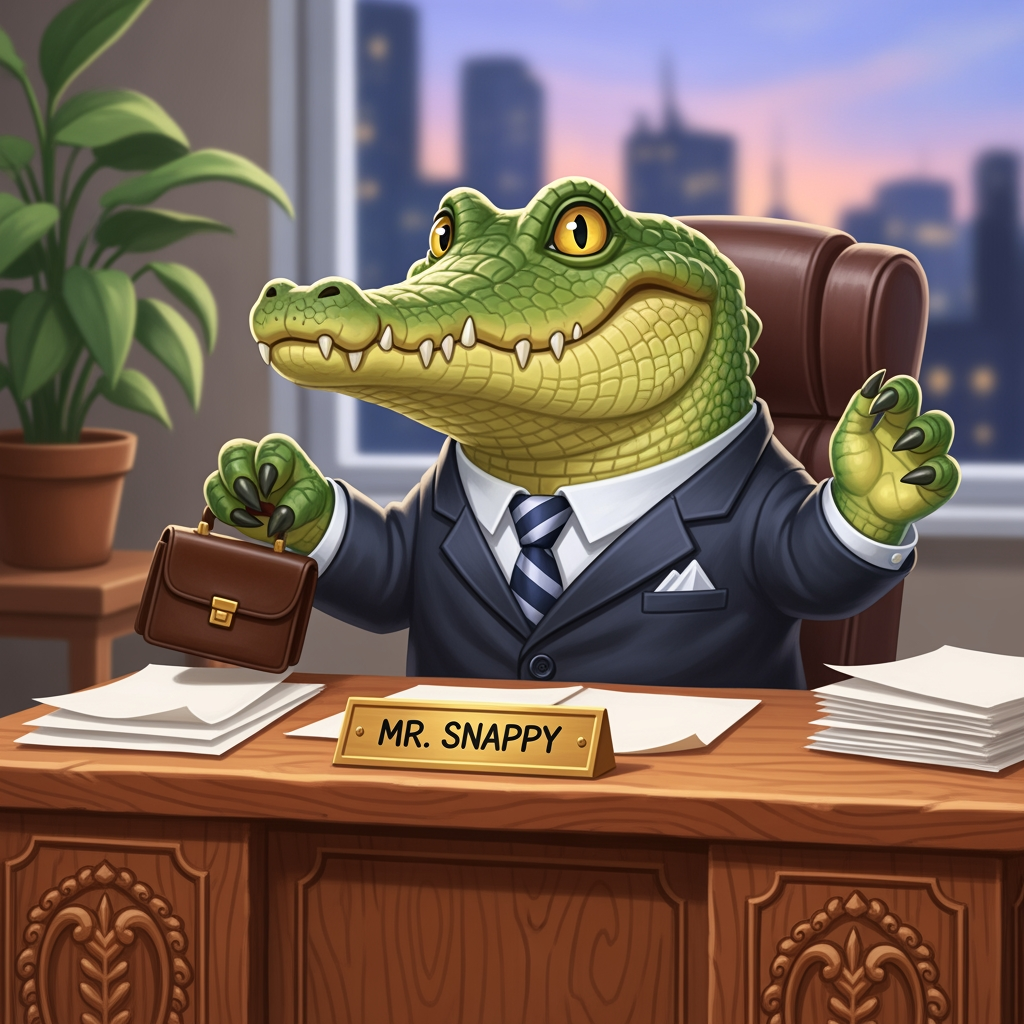 AI Design for maak het een crocodil