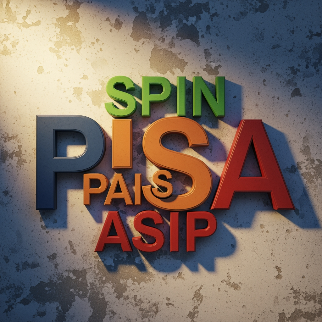 AI Design for maak een anagram de naam is pisa