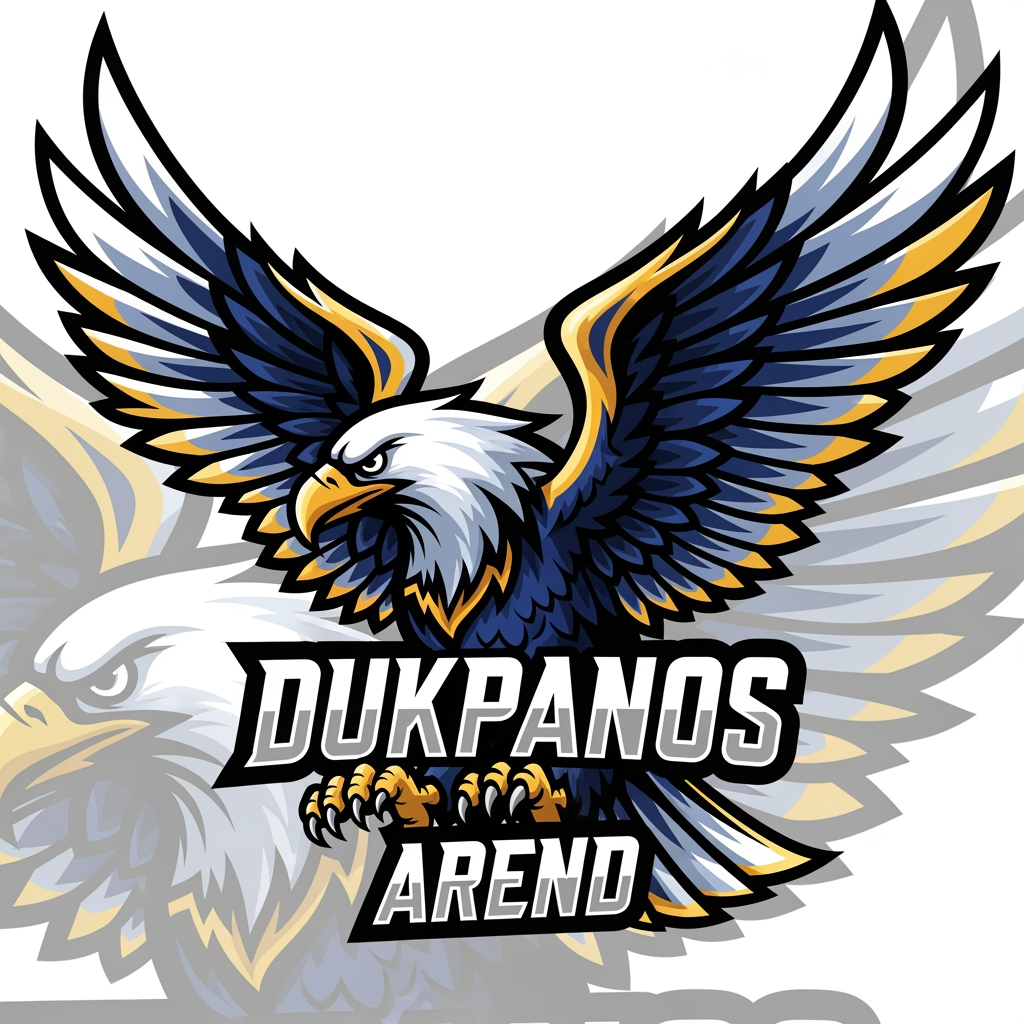 AI Design for maak een mascote logo naam dukpanos arend