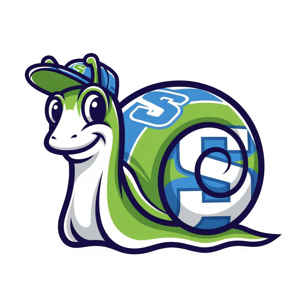 AI Design for Mascotte logo slak