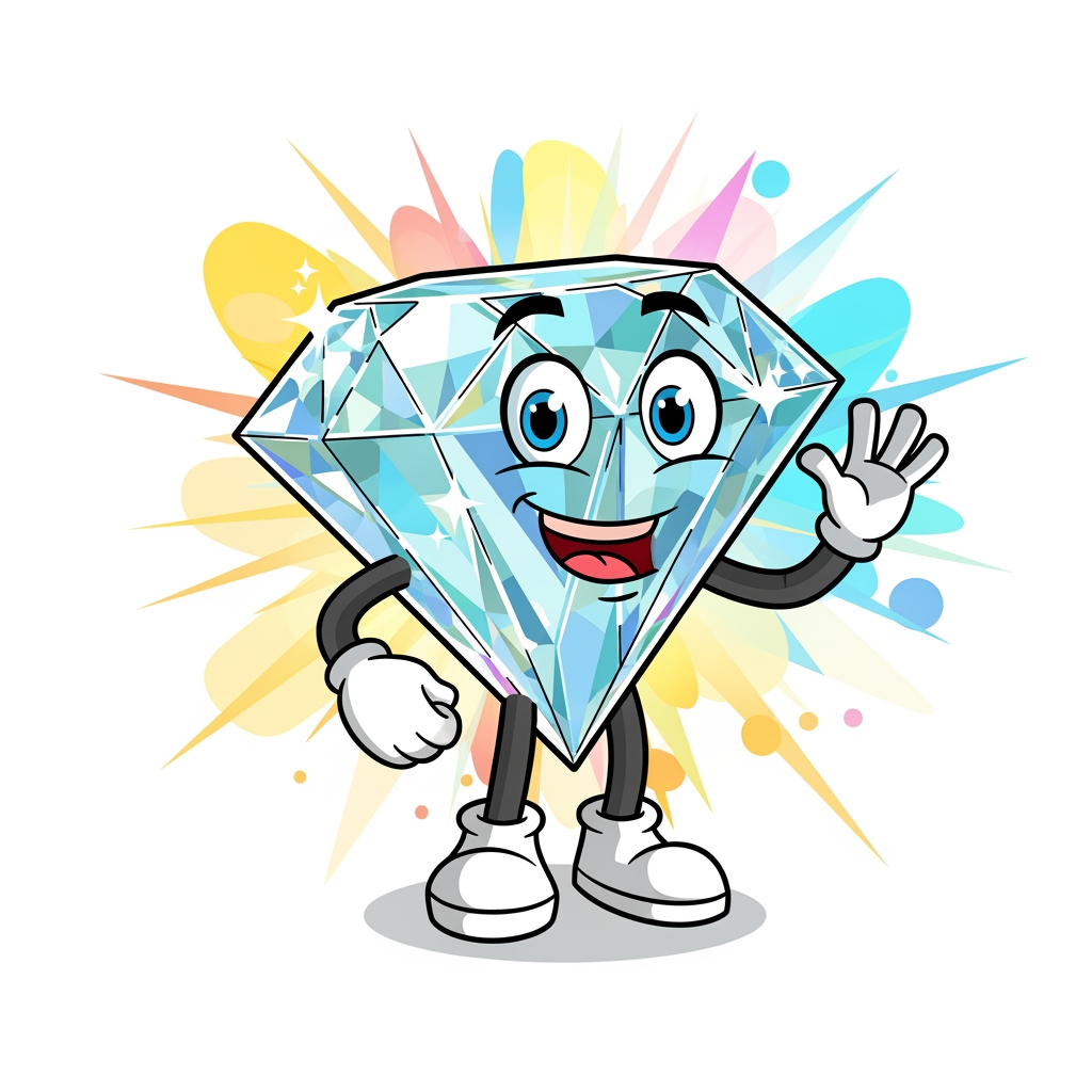 AI Design for Mascotte diamant