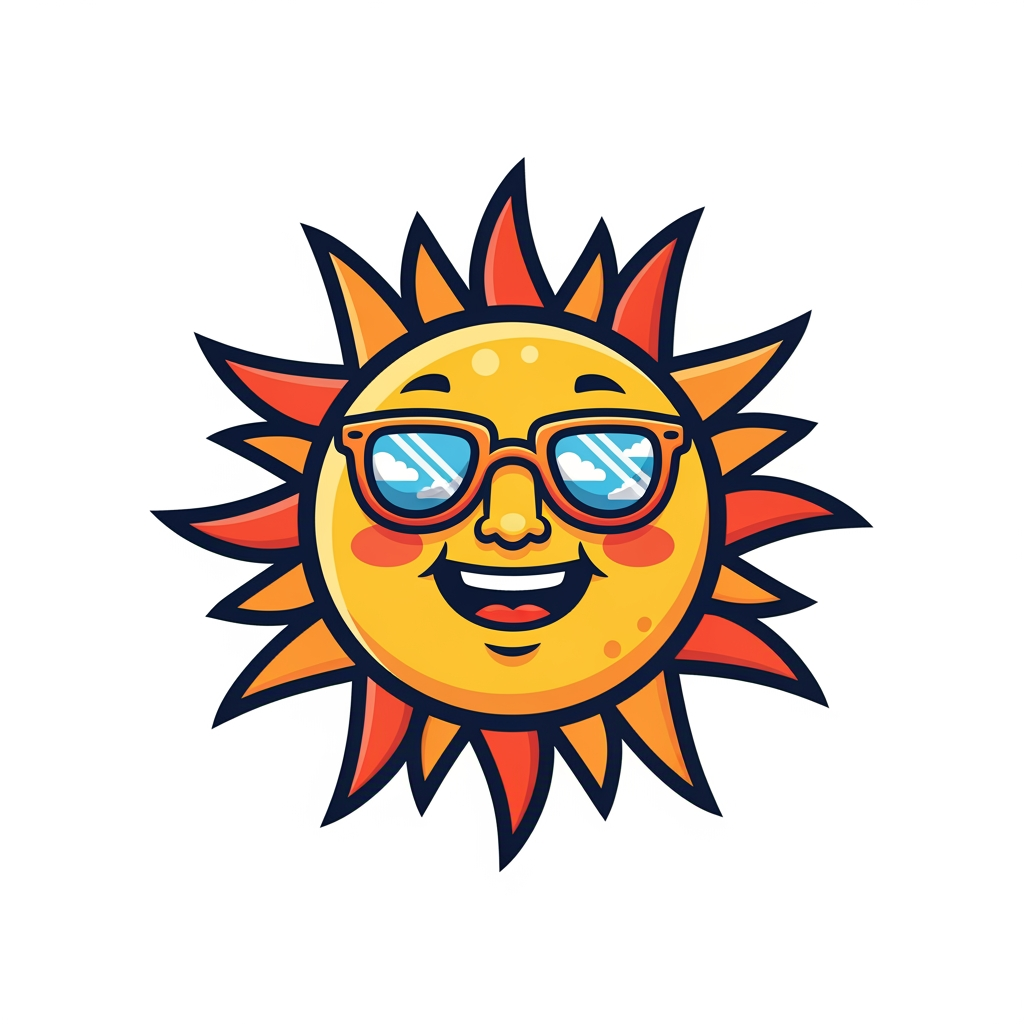 AI Design for Mascotte logo zon
