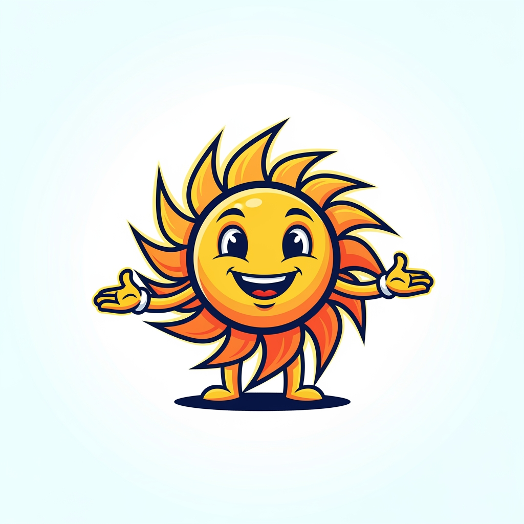 AI Design for Mascotte logo zon