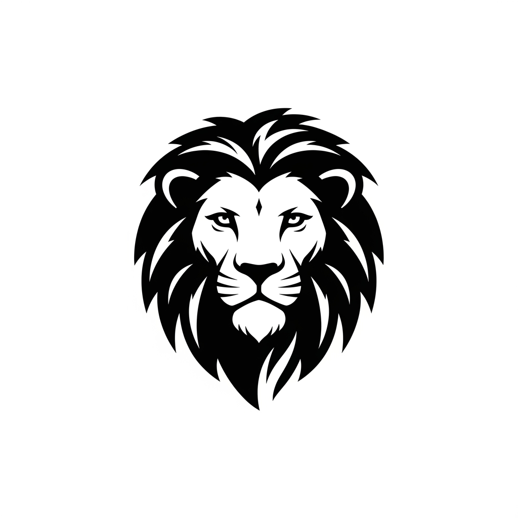 AI Design for MAAK EEN EMBLEEM MET LEEUW ZONDER LETTERS EN KLEUR