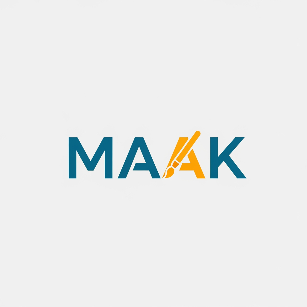 AI Design for MAAK EEN WOORDMERK LOGOG