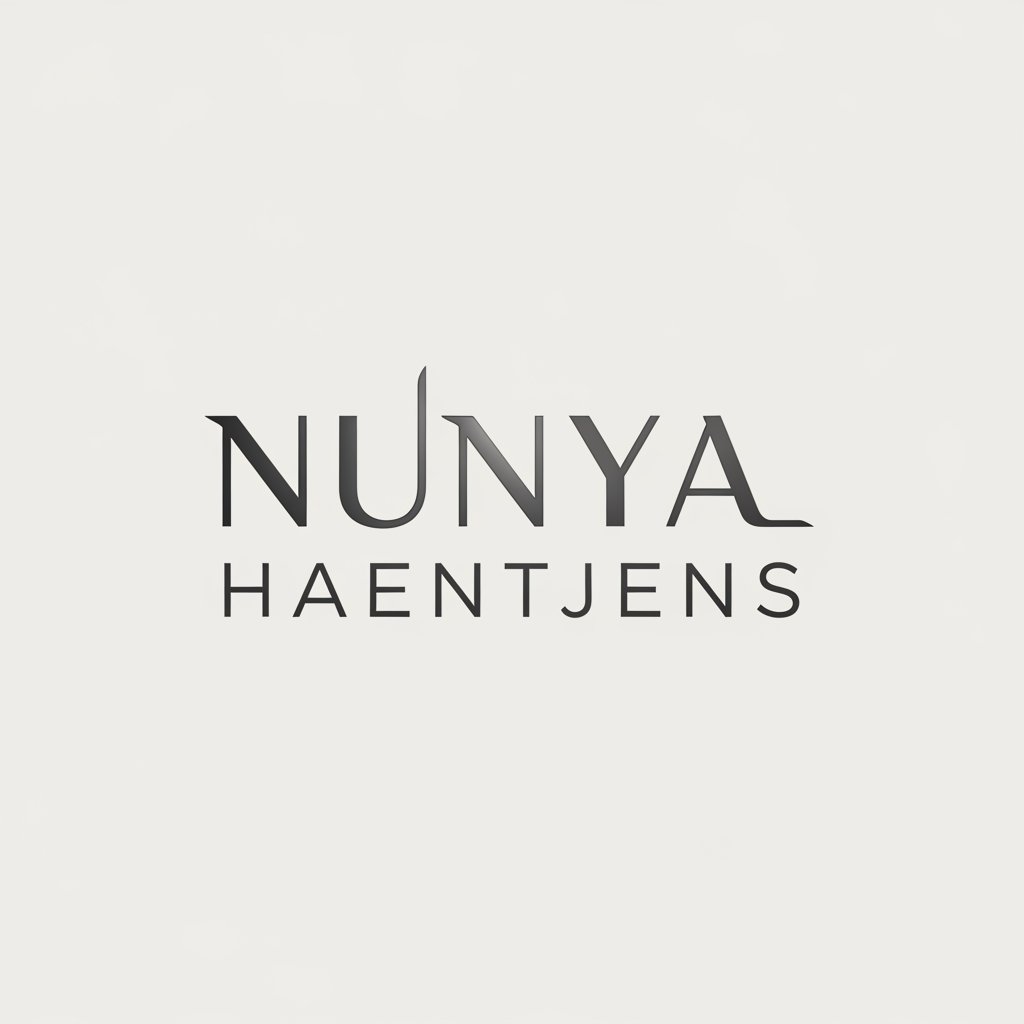 AI Design for MAAK EEN WOORDMERK LOGO EN DE NAAM NUNYA HAENTJENS