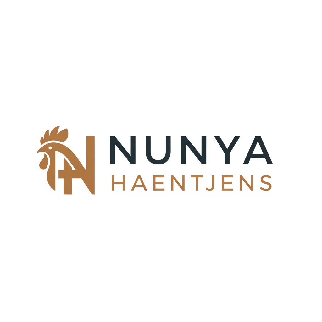 AI Design for MAAK EEN BEELDMERK EN LOGOG DE NAAM NUNYA HAENTJENS