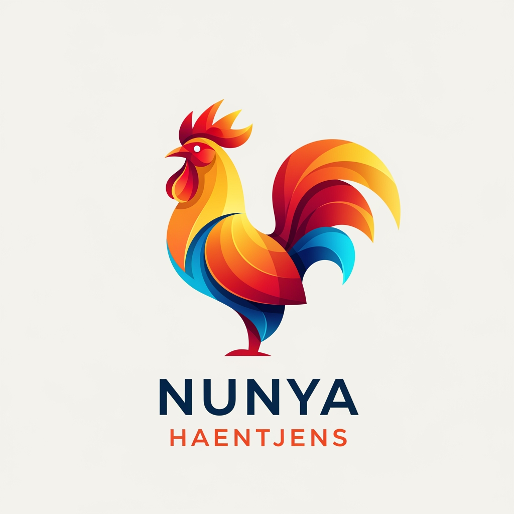 AI Design for MAAK EEN BEELDMERK EN LOGOG DE NAAM NUNYA HAENTJENS