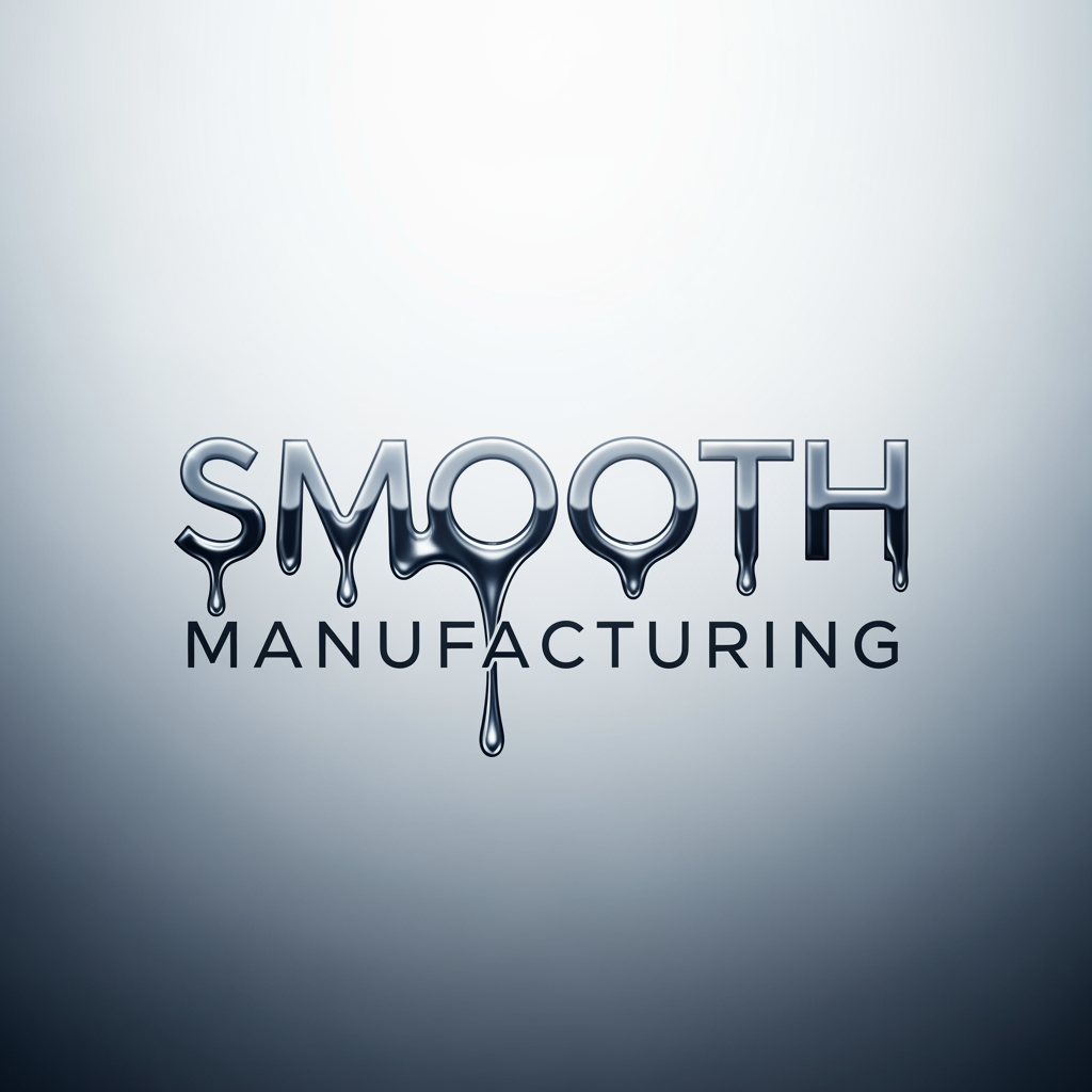 AI Design for create logo melting smooth manufacturing