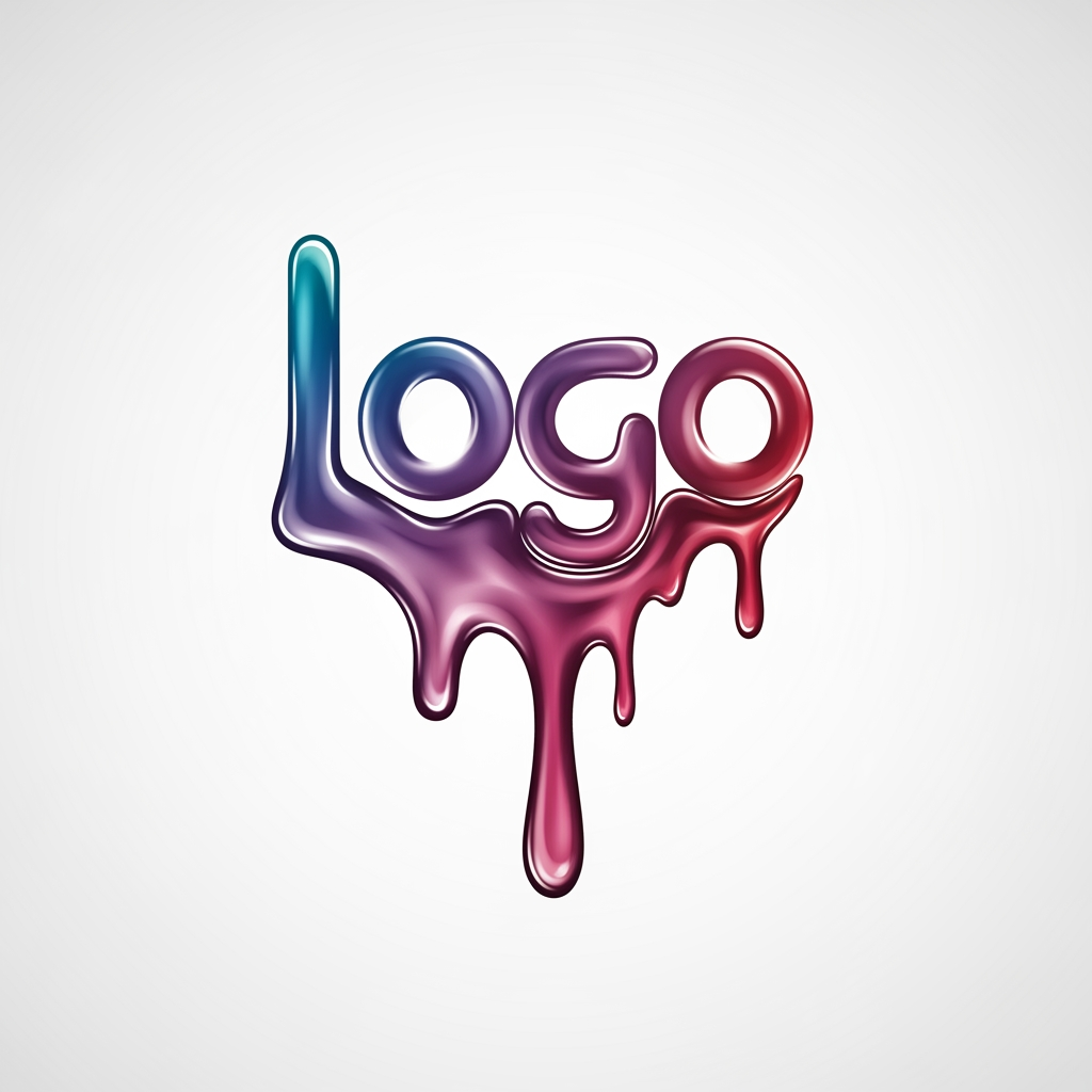 AI Design for create logo melting smooth
