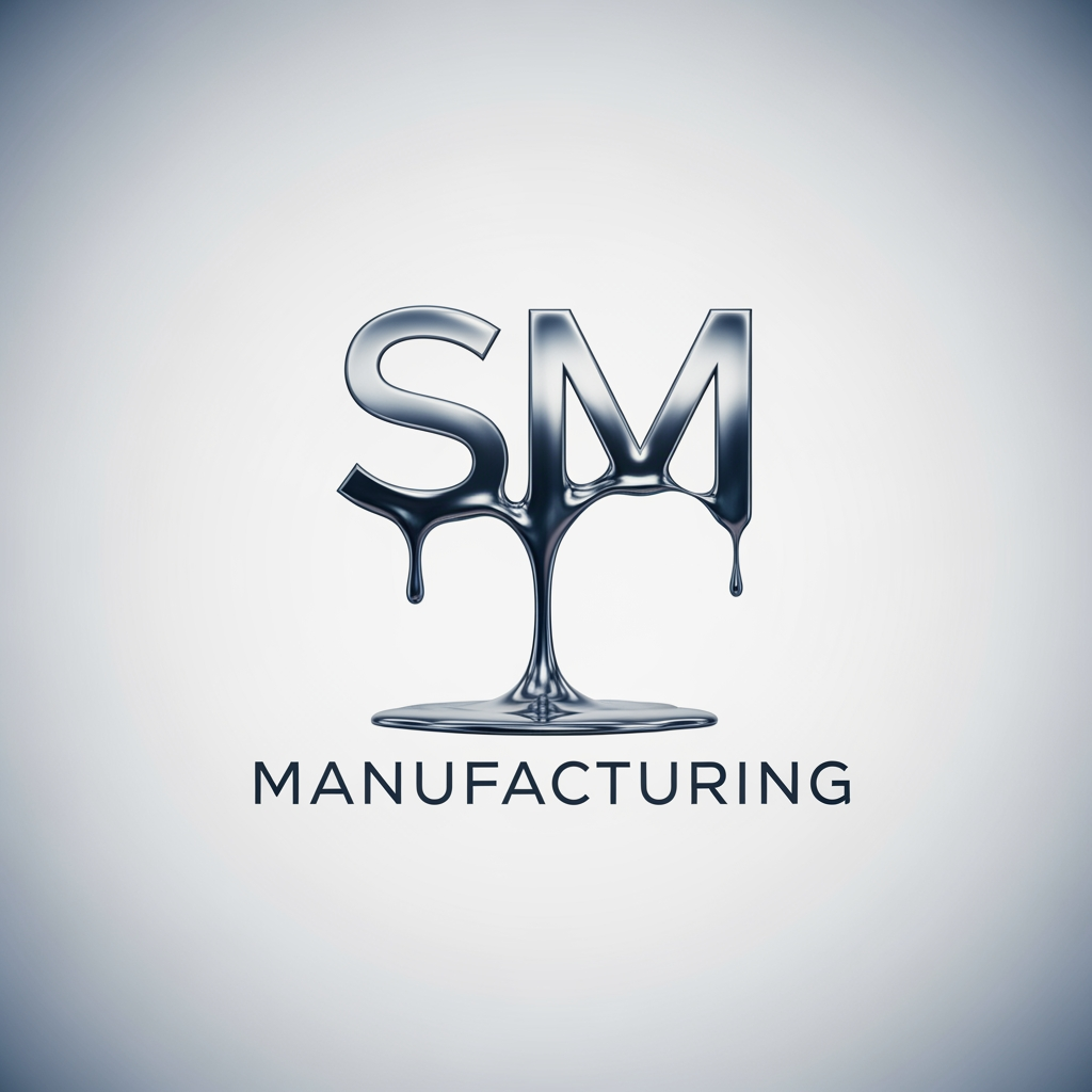 AI Design for create logo melting smooth manufacturing