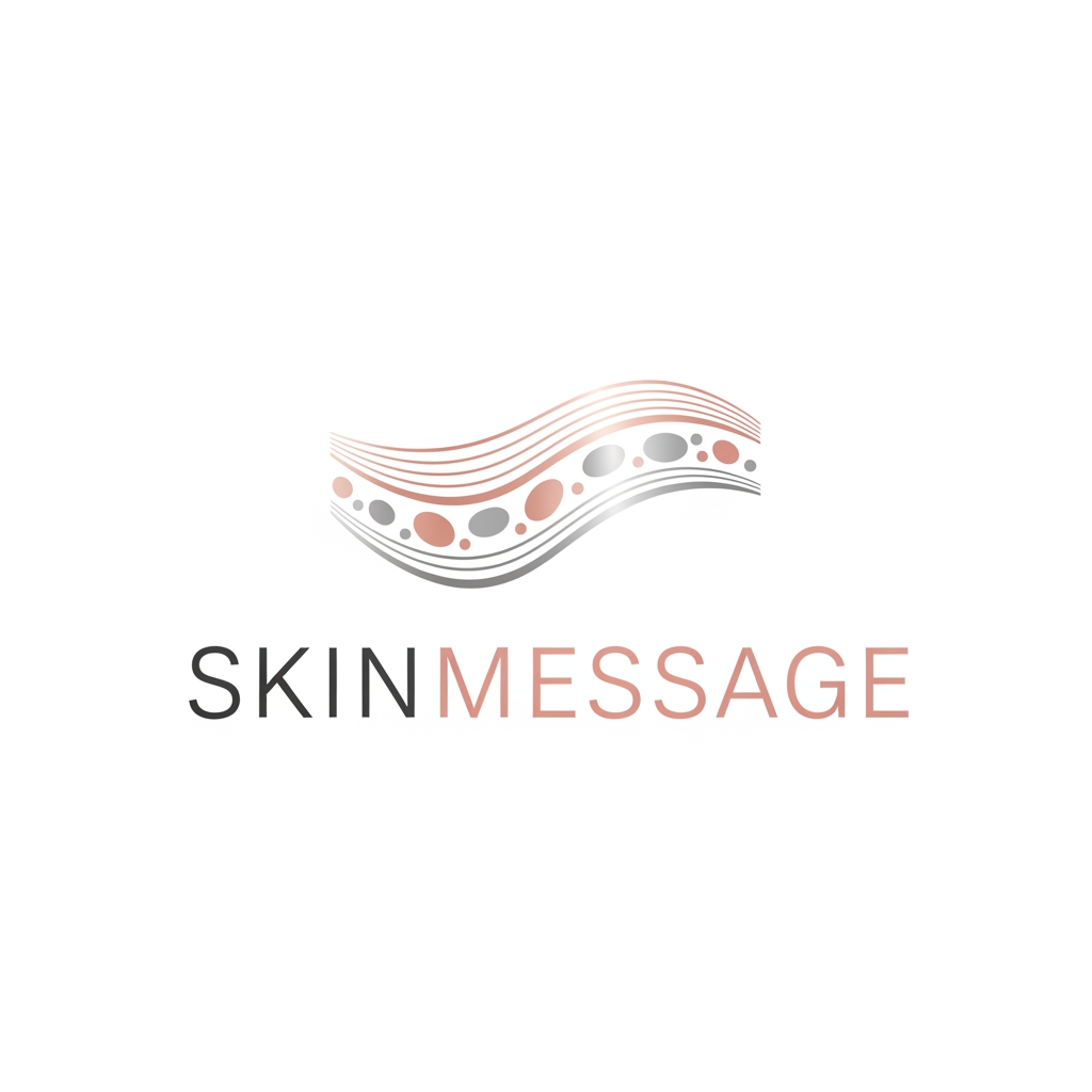 AI Design for SKINMESSAGE to create logo for cosmetic-medical brand with minimalism design