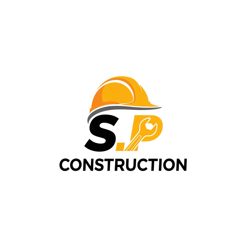 AI Design for CREATE A LOGO FOR S P CONSTRUCTION AS A CONSTRUCTION COMPANY LOGO