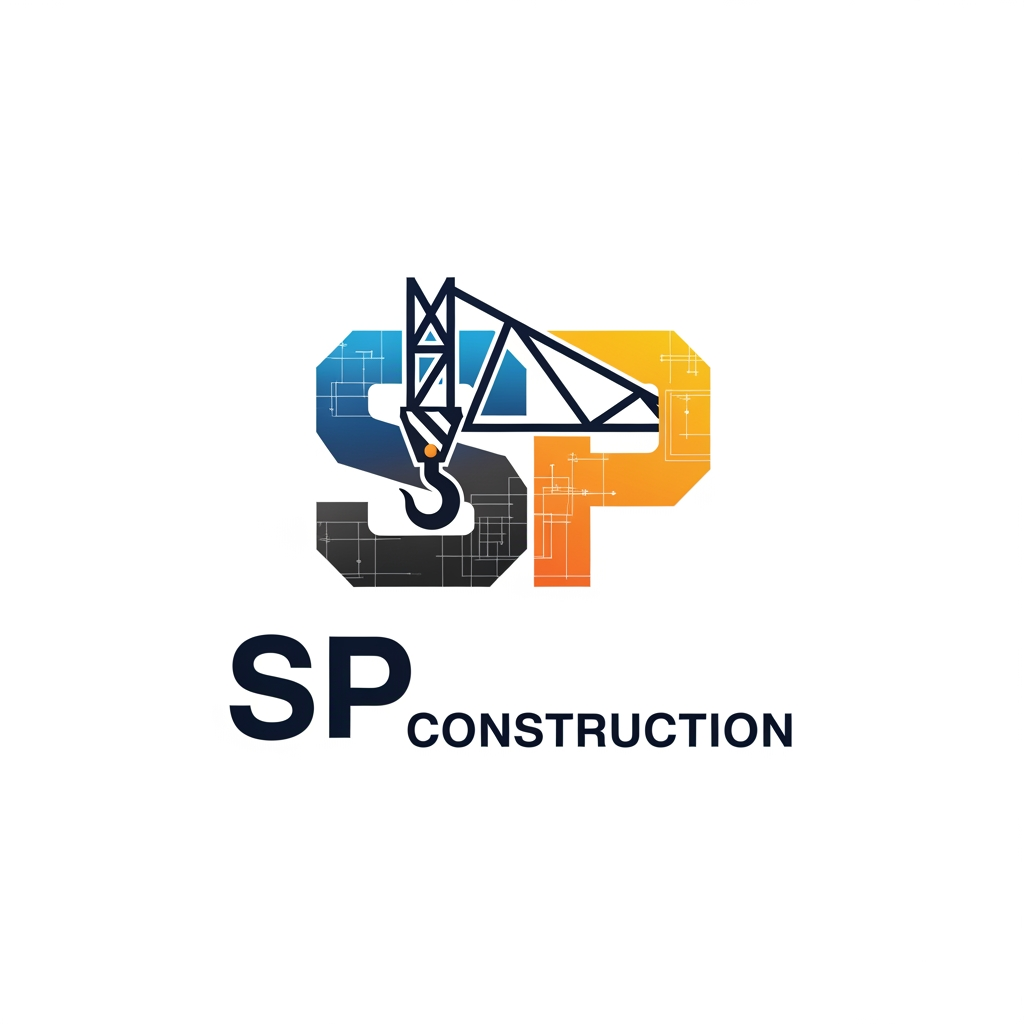 AI Design for CREATE A LOGO FOR S P CONSTRUCTION AS A CONSTRUCTION COMPANY LOGO