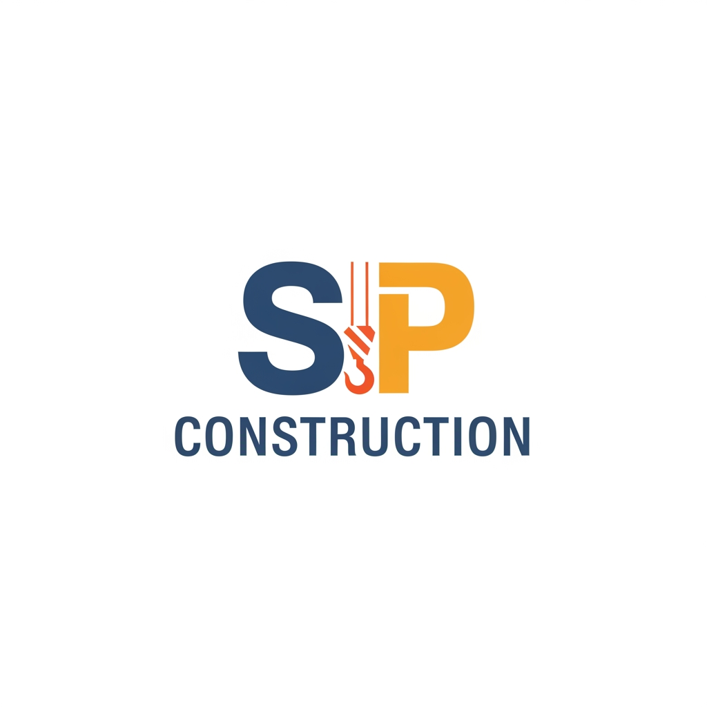 AI Design for CREATE A LOGO FOR S P CONSTRUCTION AS A CONSTRUCTION COMPANY LOGO. MAKE ITSIMPLE