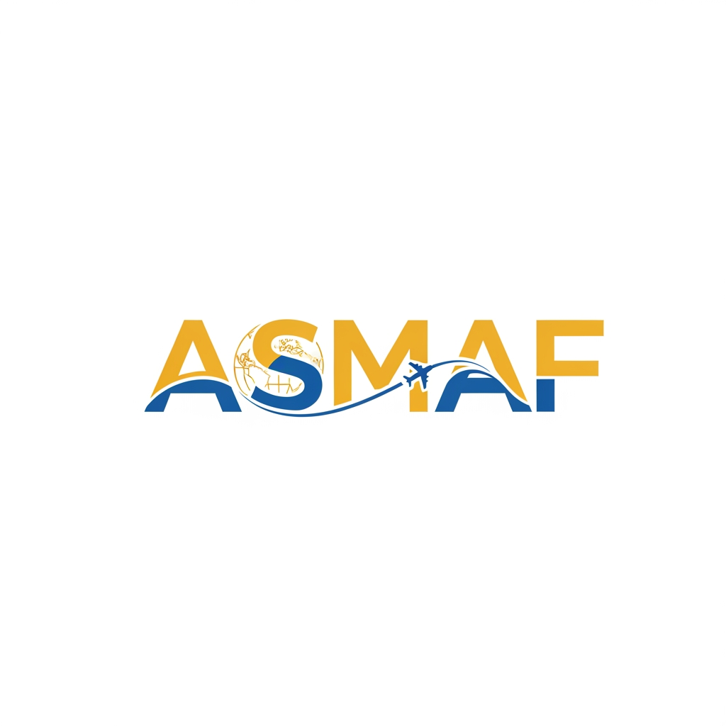 AI Design for Create a luxury wordmark logo for ASMAF with custom typography. Make the letters elegant, bold, and memorable. Incorporate subtle global education elements such as a globe or airplane path seamlessly into the text. Premium Navy Blue and Gold color scheme, minimalist design, corporate identity, clean white background, high-end branding, vector logo, modern and timeless appearance.
Colour Theme: mustard colour and Bule