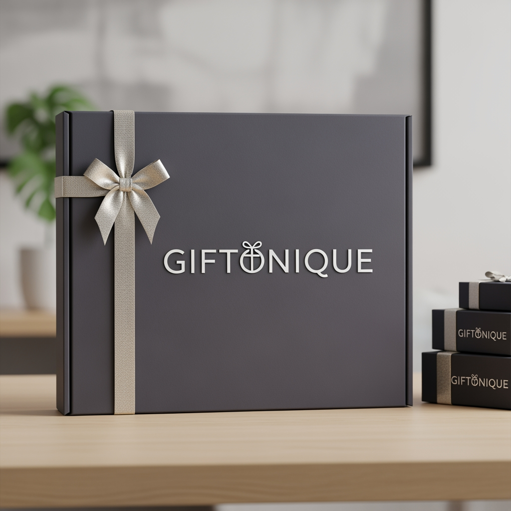 AI Design for gifting brand for corporate gifting bulk gifting name of the company is GIFTONIQUE