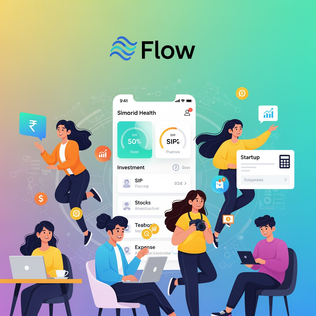 AI Design for i am writing summarization give me what is flow how its usefulJun 20Claude responded: Flow is an AI-powered financial health companion app designed for Gen Z and young professionals in India (age 22–35) — salaried employees, freelancers, creator…Flow is an AI-powered financial health companion app designed for Gen Z and young professionals in India (age 22–35) — salaried employees, freelancers, creators, and startup workers.