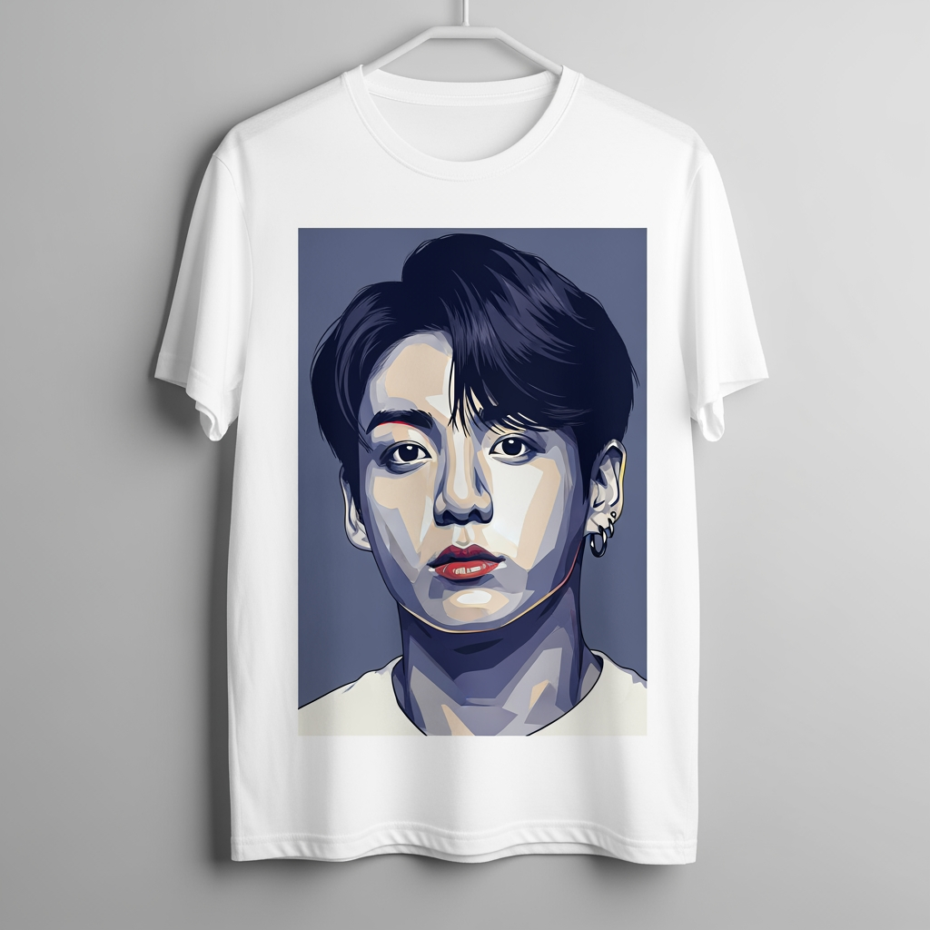 AI Design for junkook tshirt print big size