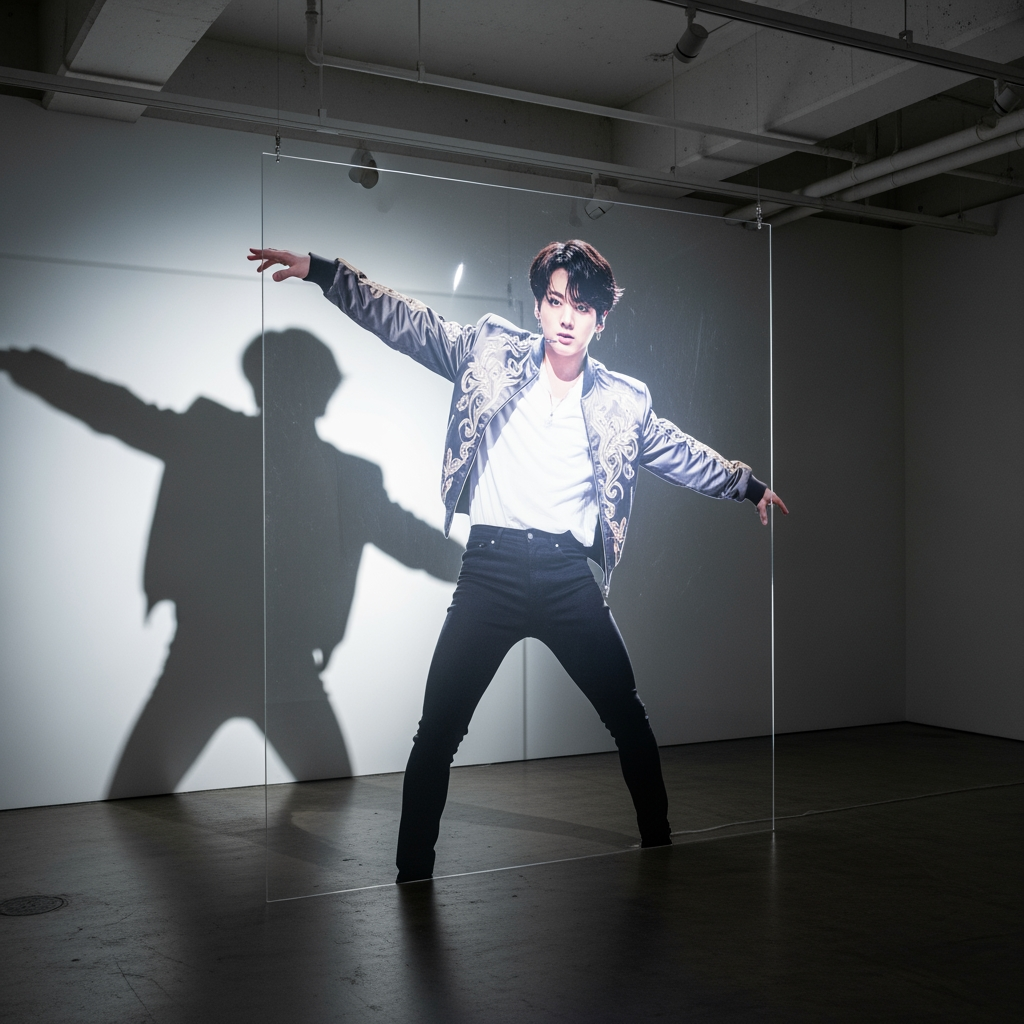 AI Design for junkook transprancy print big size
