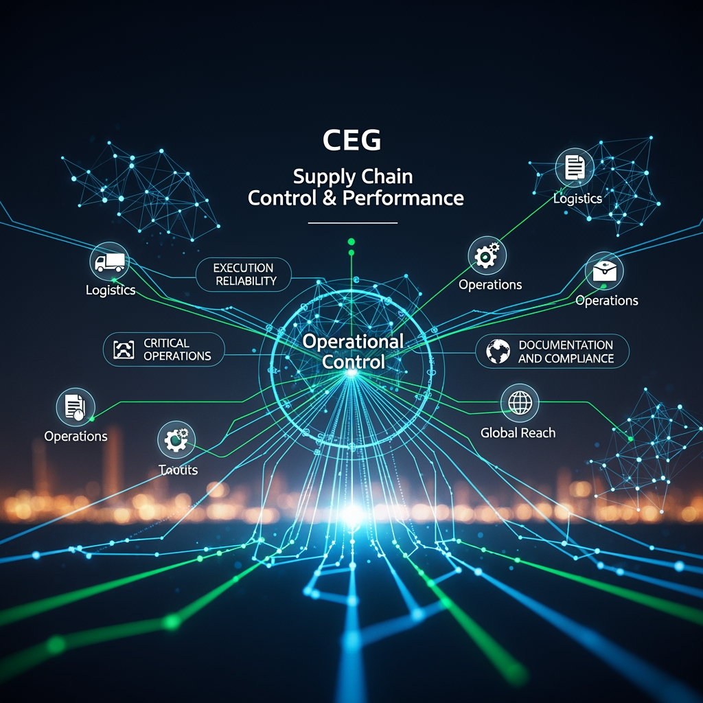 AI Design for Supply Chain Execution, Operational Control & Performance Stabilization
Helping organizations improve execution reliability, stabilize critical operations, and strengthen coordination across complex supply chain environments.

Schedule a Consultation
About Us
CEG Supply Chain Control & Performance helps organizations transform supply chain visibility into operational control. We improve execution reliability, stabilize critical operations, and strengthen performance by addressing the execution gaps that disrupt supply chains. Unlike traditional consulting firms, we operate at the execution layer of the supply chain, where coordination, decision-making, follow-up, and recovery actions directly impact results. Our mission is to create stable, controlled, and high-performing operations.
Visibility Alone Does Not Ensure Execution
The problem is often not a lack of systems or visibility.
The problem is a lack of operational execution control.

The Operational Reality
Many organizations already operate with ERP systems, dashboards, tracking tools, logistics providers, and procurement structures. Yet operational instability still persists.

Common Challenges :-
Critical orders delayed
Supplier commitment failures
Logistics disruptions and emergency freight situations
Recurring firefighting environments
Lack of execution ownership
Misalignment between suppliers, logistics providers, and customers
Schedule a Consultation
What CEG Does
CEG bridges the gap between visibility and execution.

We help organizations regain control of critical supply chain operations by improving coordination, accelerating decisions, and stabilizing execution.

Our focus is to ensure that suppliers, logistics providers, operational teams, and critical deliveries perform in a coordinated and controlled manner.

Beyond immediate recovery and stabilization, we help organizations build the operational discipline, governance, and execution capabilities required for sustainable long-term performance.


Our Services
End-to-end support to control execution, resolve disruptions, and drive continuous performance improvement.
Execution Control & Operational Visibility
End-to-end order monitoring and execution tracking
Delay, risk, and disruption identification
Operational coordination across stakeholders
Escalation management and recovery follow-up
Alignment of priorities, commitments, and actions
Critical Intervention & Supply Chain Recovery
Critical material shortage management
Supplier delay mitigation and expediting
Customer escalation support
Manufacturing disruption response
Emergency logistics coordination and recovery
Operational Coordination & Logistics Support
Transportation and shipment coordination
Air, ocean, and multimodal freight support
Shipment recovery and exception management
Order management support
Cross-functional operational follow-up
Performance Improvement & Execution Excellence
Root cause analysis and issue resolution
Corrective and preventive action coordination
Corrective and preventive action coordination
Operational governance and control frameworks
Sustainable execution discipline and continuous improvement
We bring control to complexity and turn execution into measurable results.

Value Delivered
Measurable impact across operations, costs, and long-term performance.

Operational Impact
Stronger control. Faster response. Reliable

Improved delivery reliability
More predictable deliveries and fewer delays.

Faster recovery from critical situations
Quick response and effective recovery when it matters most.

Better execution coordination
Aligned stakeholders, clearer communication, better results.

Increased operational responsiveness
More agility to adapt and act in real


Financial Impact
Lower costs. Higher efficiency. Better results.

Reduced premium freight costs
Smarter decisions and better coordination reduce expediting.

Lower operational inefficiencies
Streamlined processes and fewer manual workarounds.

Reduced disruption-related costs
Fewer disruptions and less impact on the business.


Strategic Impact
Stronger foundation. Sustainable performance. Long-term advantage.

Stronger stakeholder alignment
Shared visibility, priorities, and accountability.

Improved operational governance
Clearer processes, roles, and decision-making.

Increased supply chain stability
More resilient operations and fewer surprises.

Better execution consistency
Standardized routines and discipline that sustain performance.

Flexible Operating Model
CEG adapts to your operational reality, strengthening execution or building the structure needed to create control and performance.

When Visibility Already Exists
ERP, dashboards, control towers, and integrated tools in place.

HOW CEG ACTS
CEG enhances execution control, coordination, and operational follow-up on top of existing visibility.
﻿﻿Strengthens escalation management and recovery actions.
Improves alignment of priorities, commitments, and decisions.
﻿﻿Increases execution reliability and operational performance.
Works seamlessly on top of your existing systems.
When Visibility Is Limited
Spreadsheets, emails, disconnected flows, and limited visibility structures.

HOW CEG ACTS
CEG establishes the operational structure, routines, and governance needed to create control.
Implements coordination mechanisms and clear workflows.
Creates execution discipline and operational follow-up.
Provides visibility, control, and accountability.
Builds the foundation for stable and reliable operations.
Different environments. One goal: operational control, coordination, and performance.
Our Commitment
CEG helps organizations regain control, stabilize operations, resolve critical supply chain situations, and improve long-term execution performance.
DELIVER
Operational Reliability
We ensure commitments are met and performance becomes predictable.

Outcome:
Reliable deliveries. Predictable performance.
STABILIZE
Operations
We reduce disruption, resolve issues, and restore operational stability.

Outcome:
Fewer disruptions. Stronger stability.
IMPROVE
Execution
We strengthen coordination, accelerate decisions, and improve execution quality.

Outcome:
Better execution. Higher effectiveness.
DRIVE LONG-TERM
Performance
We build the foundation for sustainable performance and continuous improvement.

Outcome:
Better execution. Higher effectiveness.
Contact
Ready to improve supply chain execution and operational performance?

Contact us to discuss your operational challenges and discover how CEG can help.

Send us a Message
Fill out the form below and we’ll get back to you within 24 hours.
Your Name *
Your Name
Your Email *
Your Email
Phone No. *
Phone No.
Your Company
 Your Company
Company Your Phone
*Your Name *
Message
Message
Office Location
Getxo 48991 Vizcaya - Spain

Phone No.
+34 627 894 386

Email Address
info@ceg-sccp.com

Email Address
operations@ceg-sccp.com

© 2026 CEG Sccp. All rights reserved.