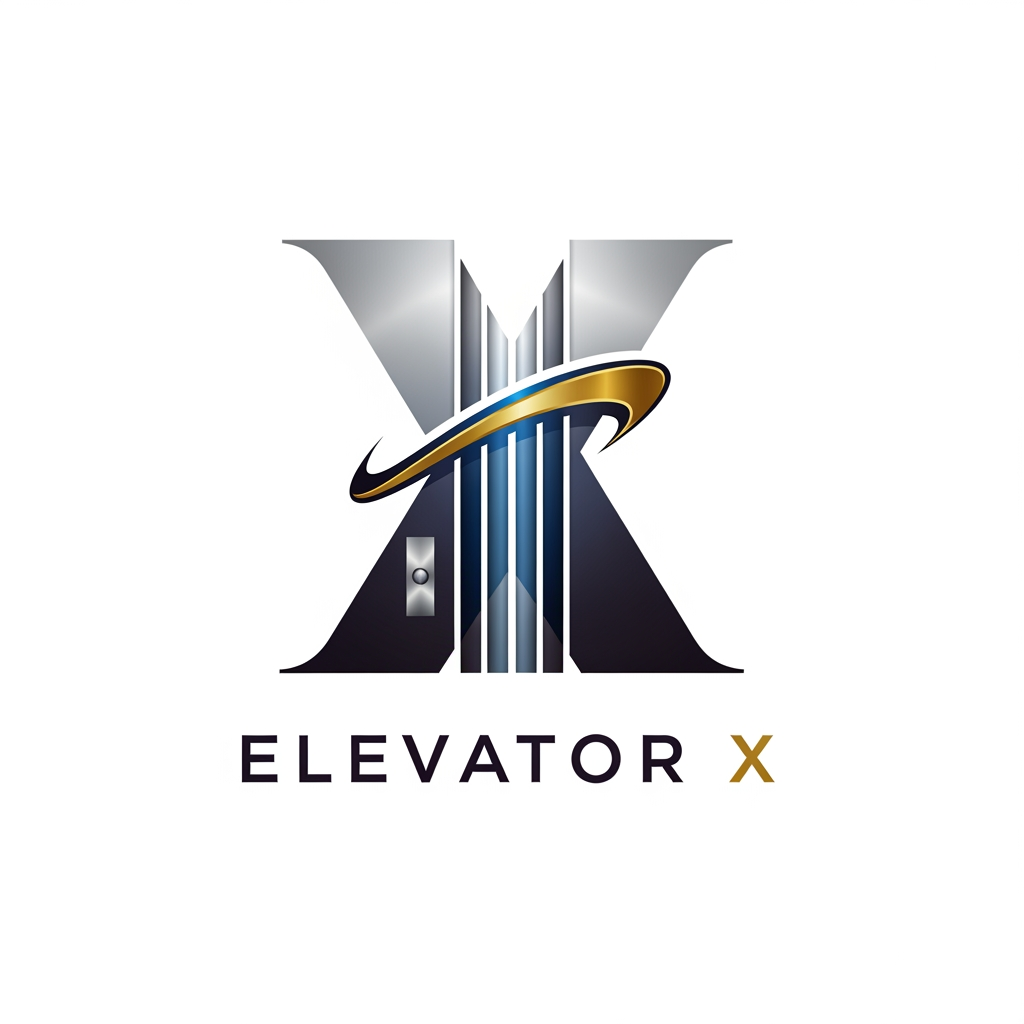 AI Design for creative premimum look type logog banav elevator nd x ne marge kri ne