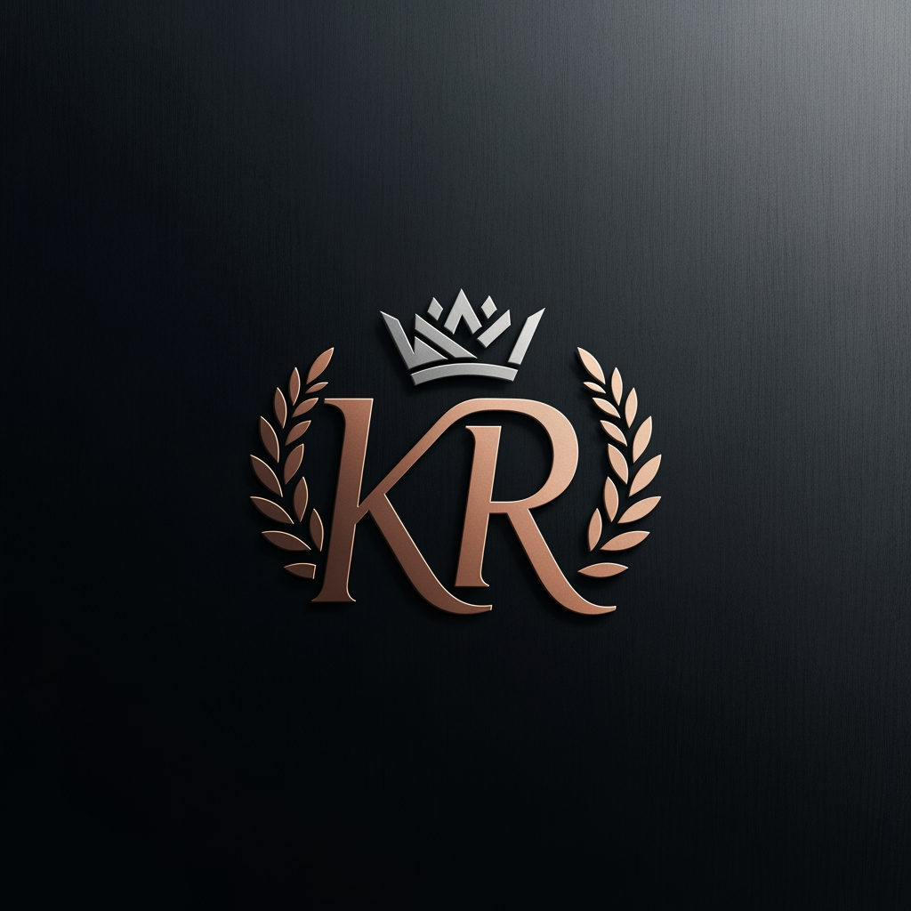 AI Design for creative premimum look type logo gnertae kr