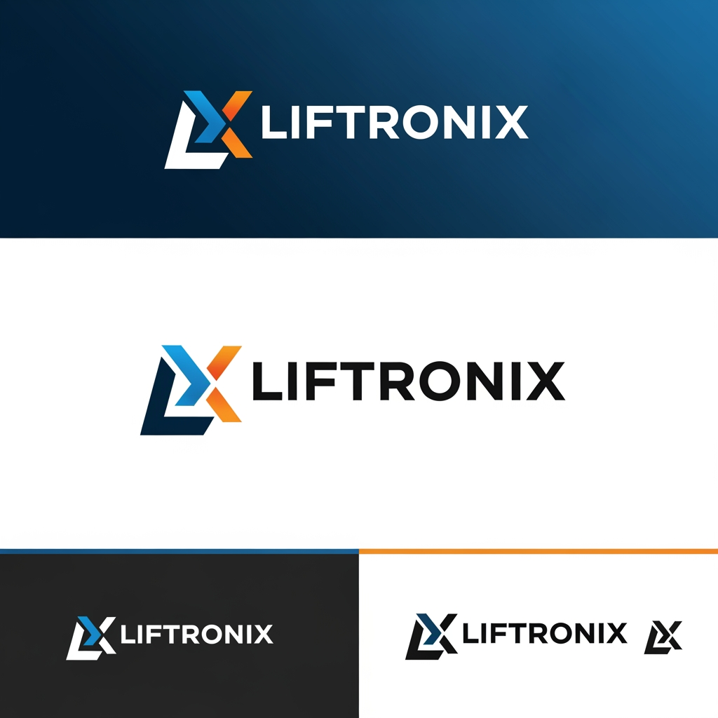 AI Design for Liftronix is a B2B company manufacturing innovative elevator components. Our core
mission is to provide an "X factor" to elevator manufacturers and builders, offering
components and systems that differentiate their products and provide a significant
competitive edge. This project aims to translate this mission into a powerful visual
brand and a comprehensive digital and print presence to effectively market our
solutions.
Liftronix Brand 
Logo Design Requirements
Objective: To create a logo that visually conveys the company's mission of
providing an "X factor" and an edge over the competition. It must reflect innovation,
precision, and the lift/elevation industry.
Design Direction & Style:
• Modern, clean, and professional. Avoid clichés.
• Symbolism: Incorporate elements that subtly suggest lifting, upward
movement, an 'edge,' or the 'X factor' itself.
• Typography: A professional, bold, and modern typeface that communicates
engineering and innovation.
• Color Palette: Use colors that convey technology, premium quality, and
reliability (e.g., deep blues, greys, with a vibrant accent color to represent the
"X factor"). x nd elevator ne merge kri ne logo banav
Key Deliverables:
• Main color logo
• Black and white version
• Icon/Symbol only version
• Usage guidelines (Brand Guidelines)