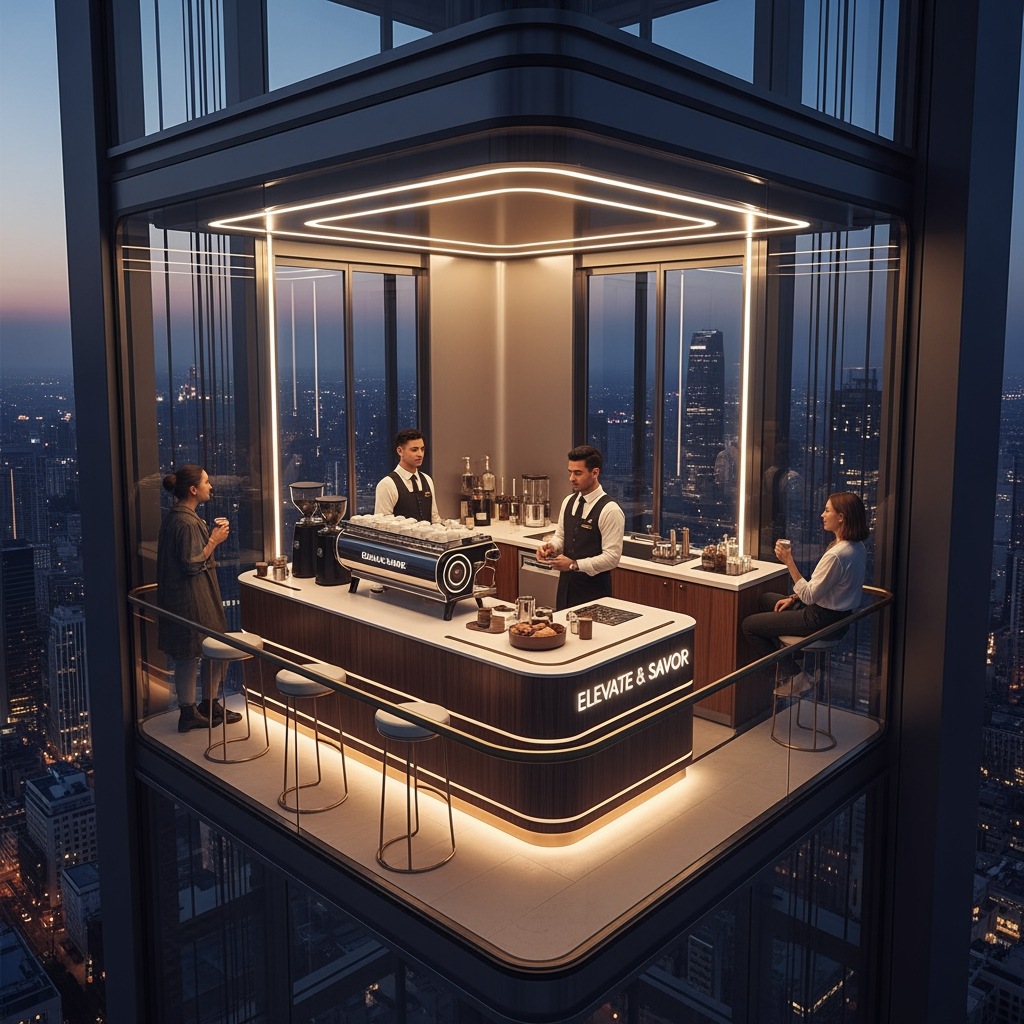 AI Design for aavo banavo che mare kaik aavo banav uniqe creative premimum lage x nd elevator per banav