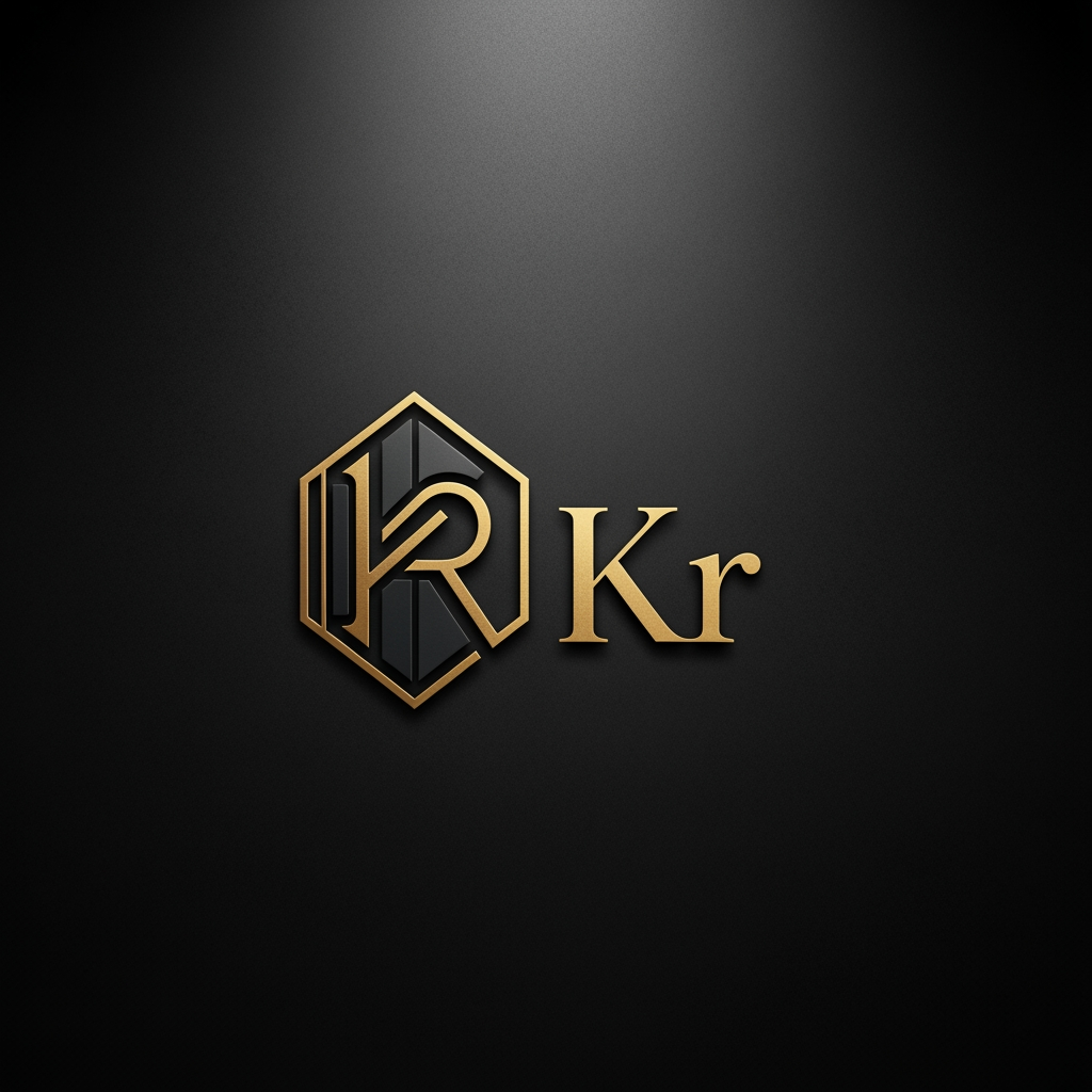 AI Design for creative premimum look type logo gnertae kr