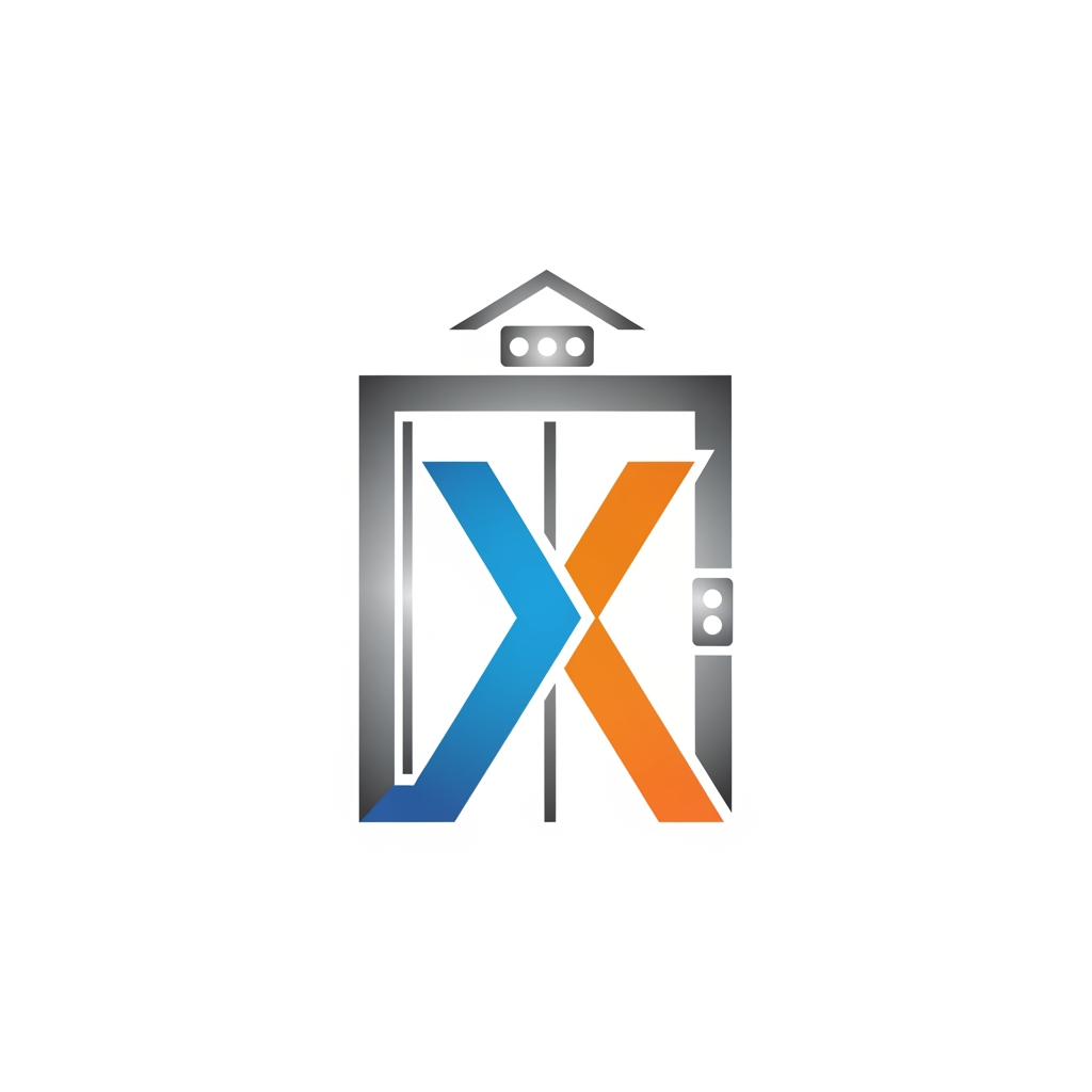 AI Design for creative logog banav elevator nd x ne marge kri ne