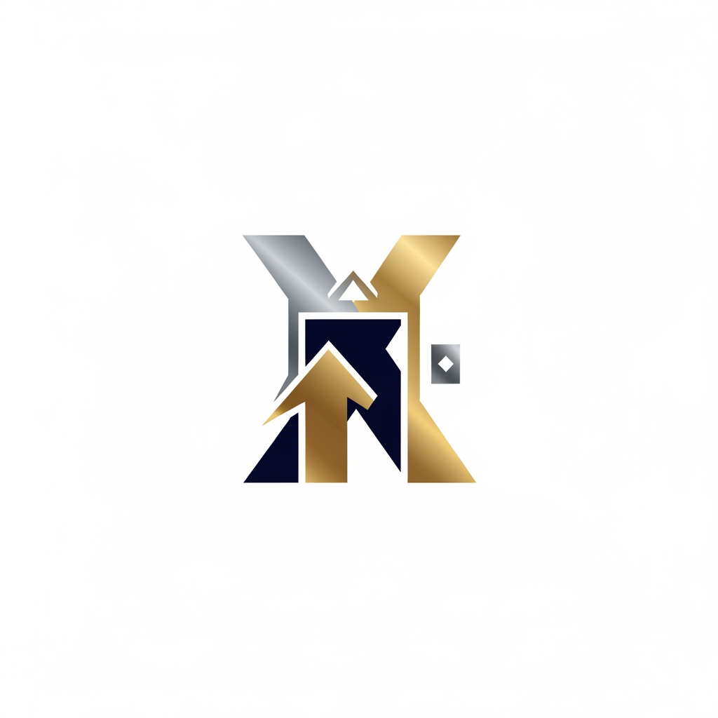 AI Design for creative premimum look type logog banav elevator nd x ne marge kri ne