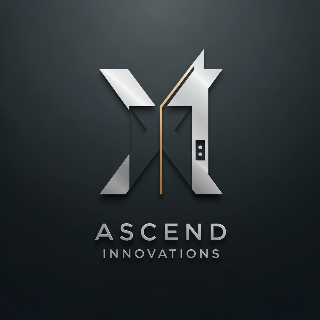 AI Design for creative premimum look type logog banav elevator nd x ne marge kri ne