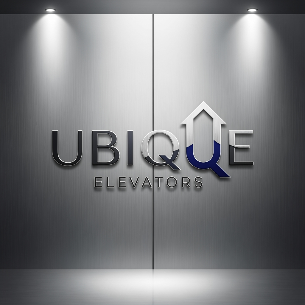 AI Design for elevetor logo create ubique