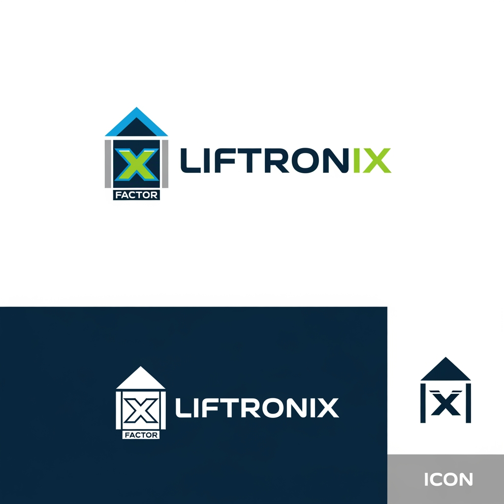 AI Design for Liftronix is a B2B company manufacturing innovative elevator components. Our core
mission is to provide an "X factor" to elevator manufacturers and builders, offering
components and systems that differentiate their products and provide a significant
competitive edge. This project aims to translate this mission into a powerful visual
brand and a comprehensive digital and print presence to effectively market our
solutions.
Liftronix Brand 
Logo Design Requirements
Objective: To create a logo that visually conveys the company's mission of
providing an "X factor" and an edge over the competition. It must reflect innovation,
precision, and the lift/elevation industry.
Design Direction & Style:
• Modern, clean, and professional. Avoid clichés.
• Symbolism: Incorporate elements that subtly suggest lifting, upward
movement, an 'edge,' or the 'X factor' itself.
• Typography: A professional, bold, and modern typeface that communicates
engineering and innovation.
• Color Palette: Use colors that convey technology, premium quality, and
reliability (e.g., deep blues, greys, with a vibrant accent color to represent the
"X factor"). x nd elevator ne merge kri ne logo banav
Key Deliverables:
• Main color logo
• Black and white version
• Icon/Symbol only version
• Usage guidelines (Brand Guidelines)